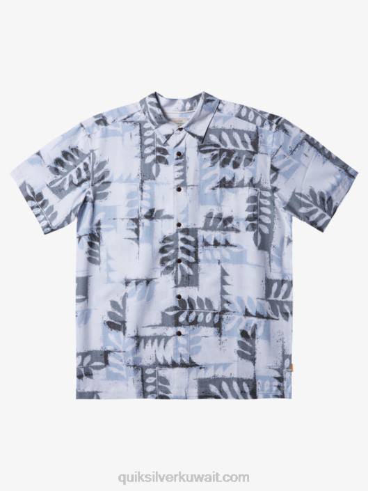 Waterman canoes reef قميص تقني قصير الأكمام Quiksilver رجال 6800398 الزورق الأبيض ث