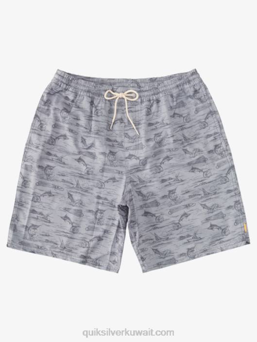 رقصة Waterman marlin 17 وابل Quiksilver رجال 6800989 سمك القرش مارلين vy