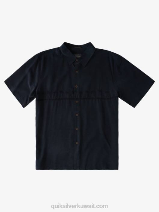 قميص Waterman tahiti palms الفاخر المقاوم للتجاعيد Quiksilver رجال 6800868 أسود