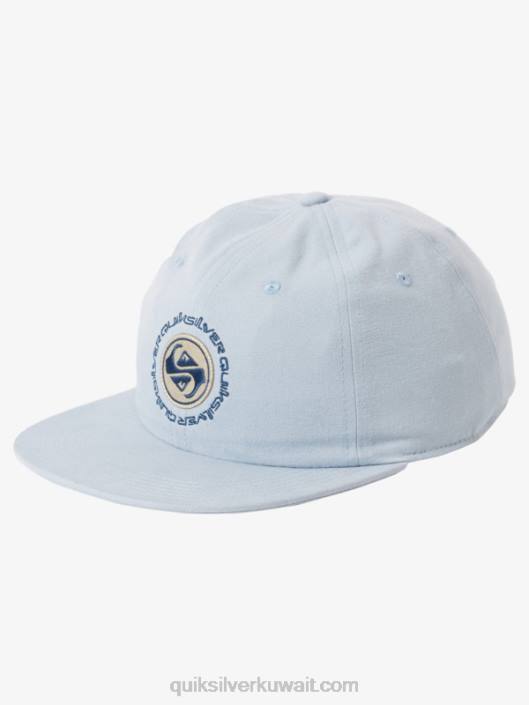 قبعة بحزام من قماش الكانفاس من arvo Quiksilver رجال 68001687 اشلي بلو