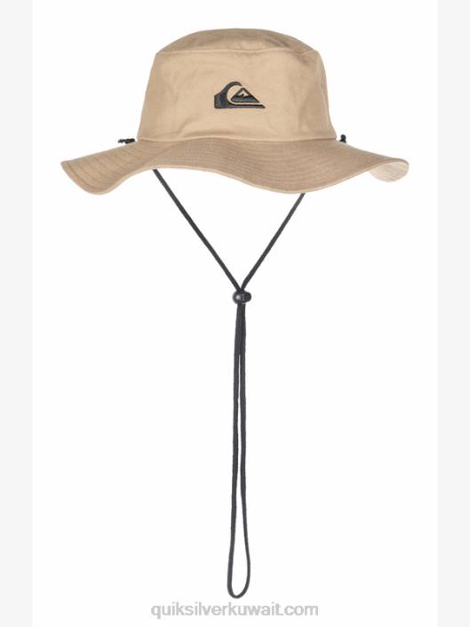 قبعة bushmaster safari boonie Quiksilver رجال 68001519 الكاكي