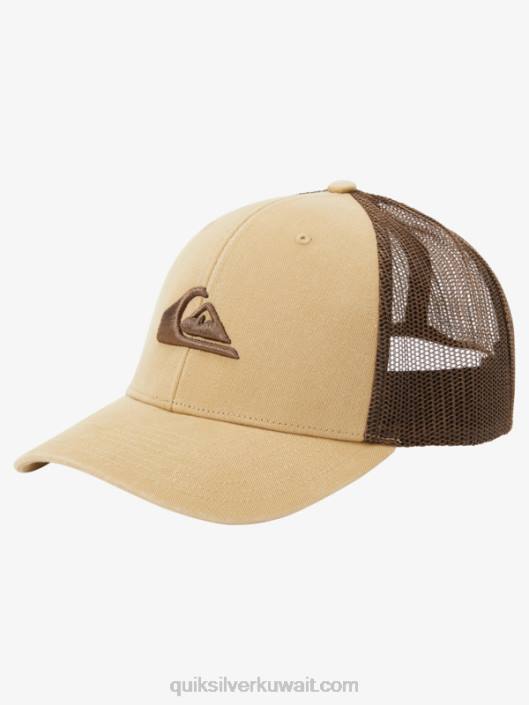قبعة سائق الشاحنة grounder Quiksilver رجال 6800600 تاوس رمادي داكن
