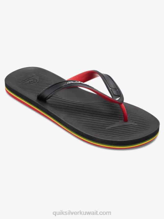 شبشب haleiwa الأساسية Quiksilver رجال 6800949 أسود