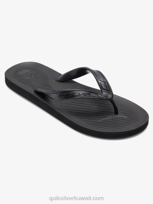 شبشب haleiwa الأساسية Quiksilver رجال 6800950 أسود