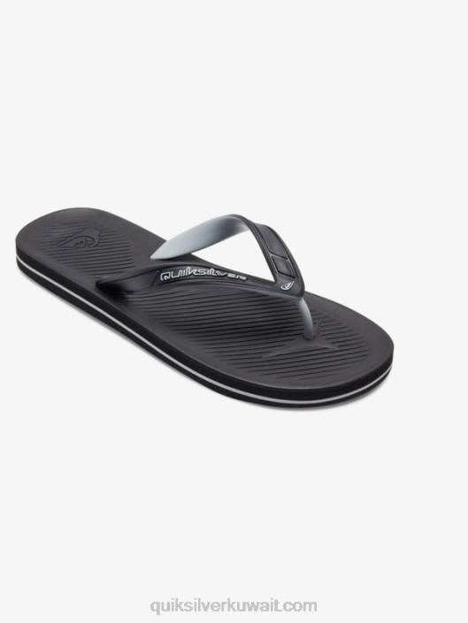 شبشب haleiwa الأساسية Quiksilver رجال 6800951 أسود