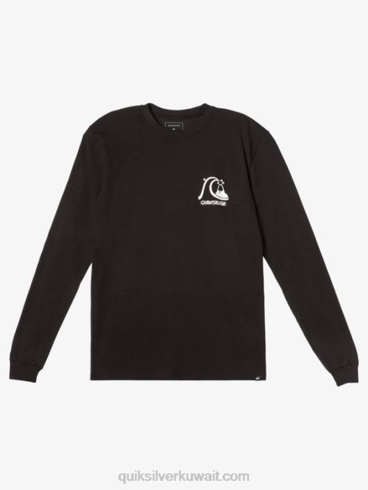 الأصلي ls t-shirt Quiksilver رجال 6800999 أسود