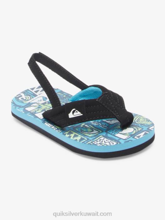 الصنادل molokai الاستلقاء Quiksilver أولاد 68002032 أزرق 4