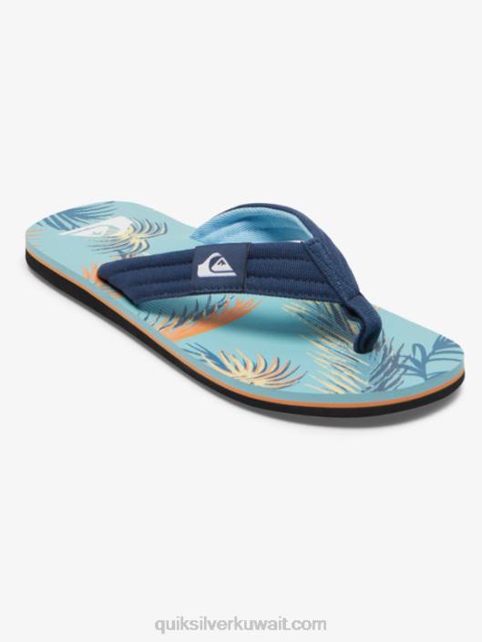 الصنادل molokai الاستلقاء Quiksilver رجال 6800498 أزرق / أسود / أصفر