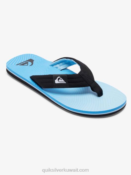 الصنادل molokai الاستلقاء Quiksilver رجال 6800503 أزرق 8