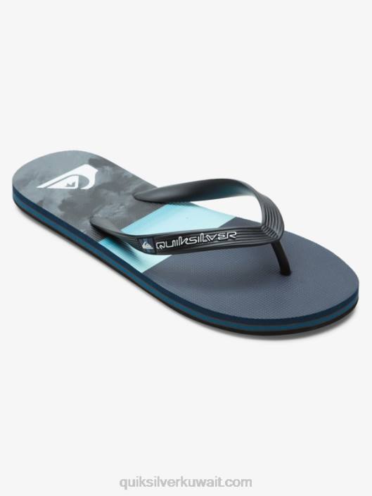 شبشب لوحة molokai Quiksilver رجال 6800573 رمادي مزرق