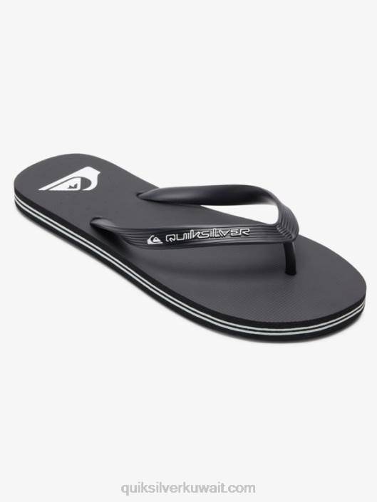 شبشب molokai الأساسية Quiksilver رجال 6800592 أسود