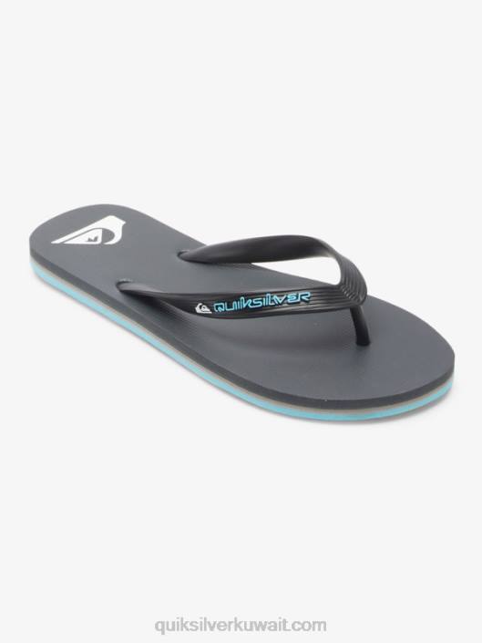 شبشب molokai الأساسية Quiksilver رجال 6800594 رمادي 4