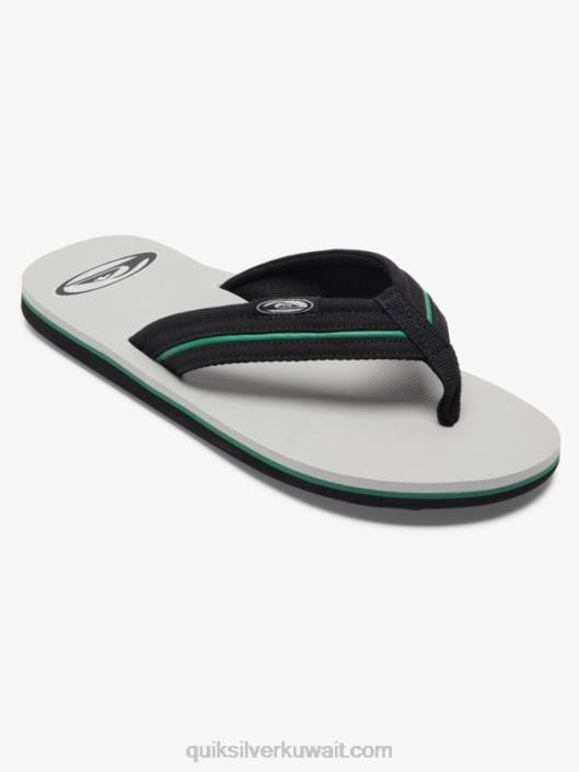 molokai layback صندل ساتورن Quiksilver رجال 68001294 رمادي 1