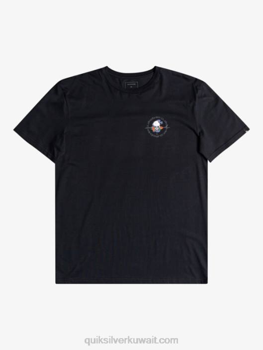 طريق outta - تي شيرت Quiksilver رجال 68001818 أسود