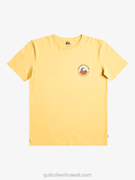 qs فقاعة ختم تي شيرت Quiksilver رجال 68001157 قمح