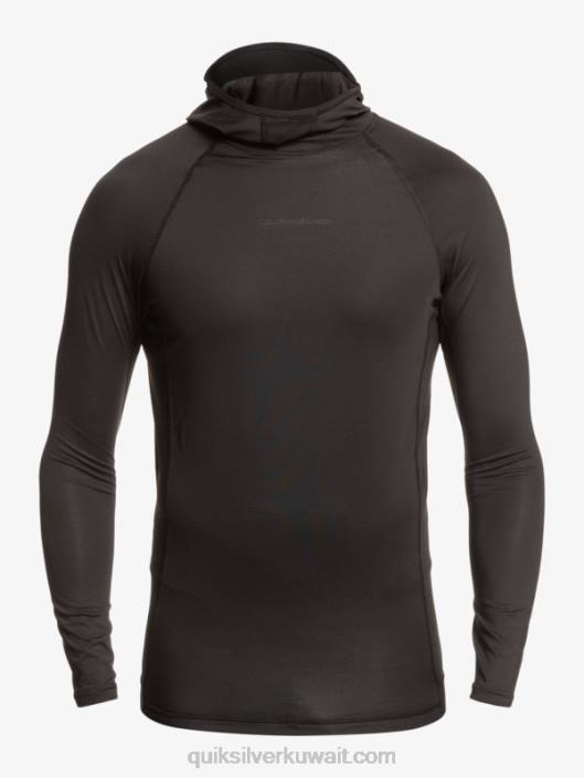 عاصفة ترابر طويلة الأكمام rashguard Quiksilver رجال 68001836 أسود