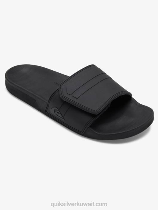 rivi الشرائح ضبط المتزلجون Quiksilver رجال 68001016 أسود / رمادي