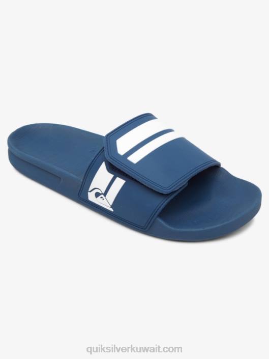 rivi الشرائح ضبط المتزلجون Quiksilver رجال 68001017 أزرق أبيض