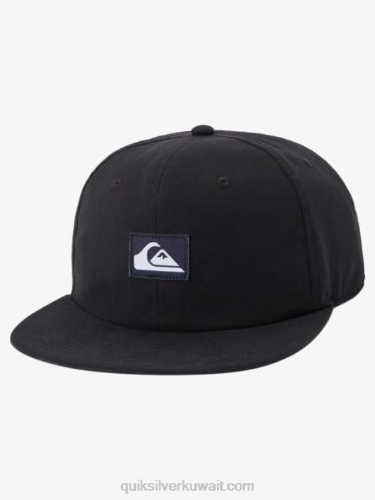 قبعة snapback الدولار الفضي Quiksilver رجال 68001665 أسود