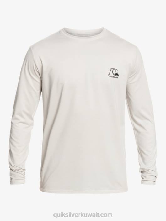 تراث هيذر كم طويل upf 50 تصفح المحملة Quiksilver رجال 68001469 هيذر رمادي بنفسجي
