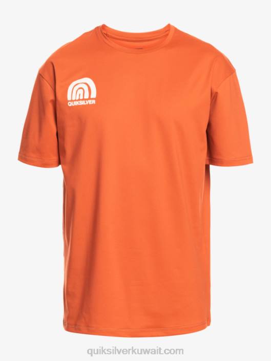 مزيج قصير الأكمام upf 50 تصفح المحملة Quiksilver رجال 68001810 صلصة حارة