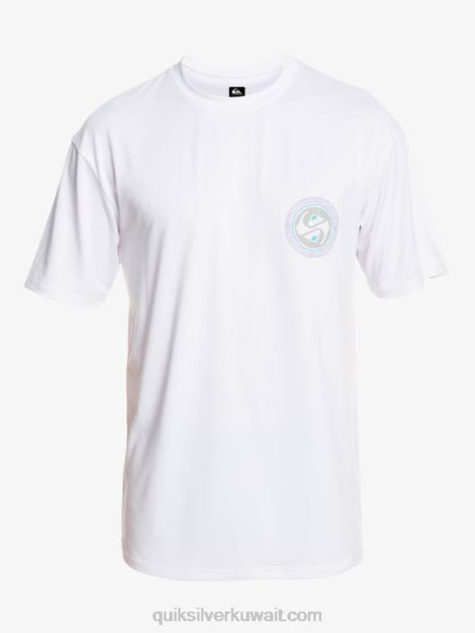 مزيج جلسة upf 50 تصفح المحملة قصيرة الأكمام Quiksilver رجال 6800315 سنو وايت
