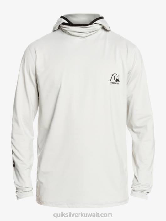 تراث upf 50 تصفح المحملة طويلة الأكمام Quiksilver رجال 6800418 هيذر رمادي بنفسجي