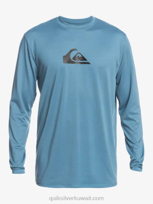 الصلبة خط طويل الأكمام upf 50 تصفح المحملة Quiksilver رجال 6800847 بروفينسيال