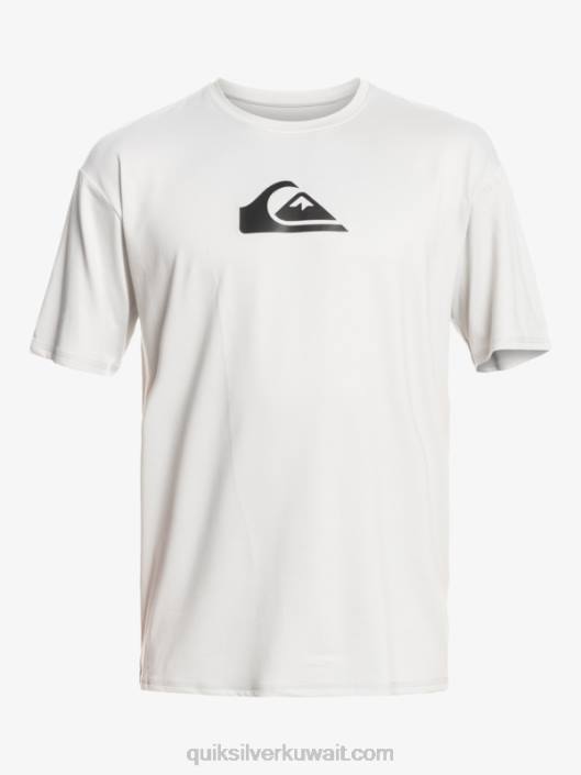 الصلبة خط قصير الأكمام upf 50 تصفح المحملة Quiksilver رجال 6800884 البنفسجي الرمادي