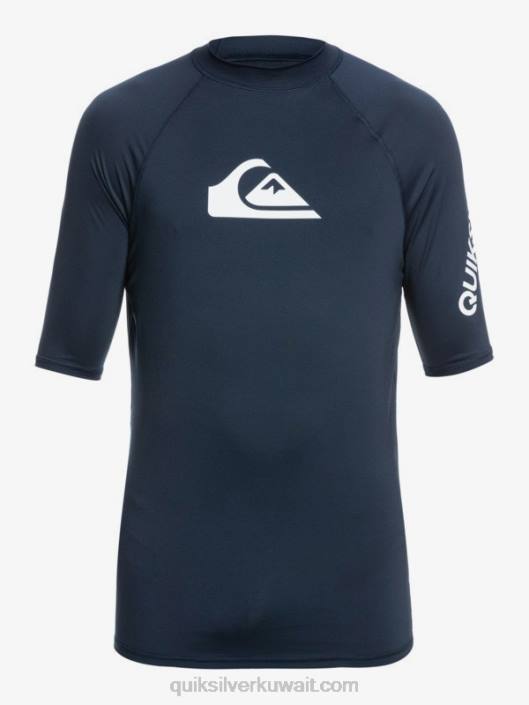 جميع الأوقات قصيرة الأكمام upf 50 rashguard Quiksilver رجال 68001263 بليزر كحلي