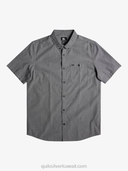 winfall قميص قصير الأكمام Quiksilver رجال 6800376 أسود