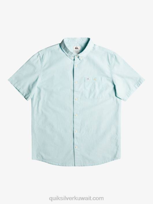 winfall قميص قصير الأكمام Quiksilver رجال 6800385 الملاك الأزرق